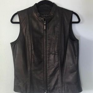 Genuine Leather Vest (Vintage)